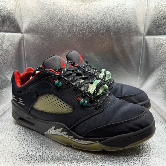 Size 10.5 Jordan 5 Low x‎ Clot Anthracite Black Mens Lace Up Sneakers DM4640-036